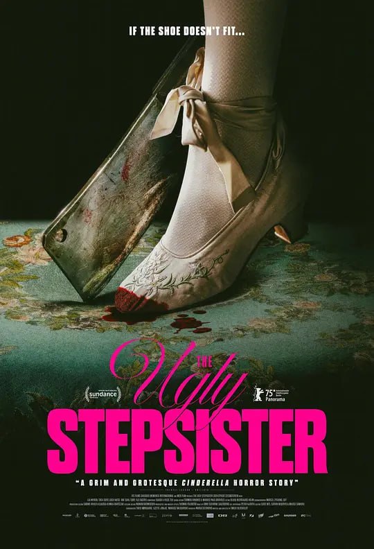 名称：丑陋的继姐 Den stygge stesøsteren (2025)描述：艾尔维拉(莉娅·迈伦 Lea Myren 饰)为了与她那美丽得令人发狂的继妹艾格尼斯(西娅·索菲·洛赫·内斯 Thea Sofie Loch Næss 饰)竞争，不惜一切代价