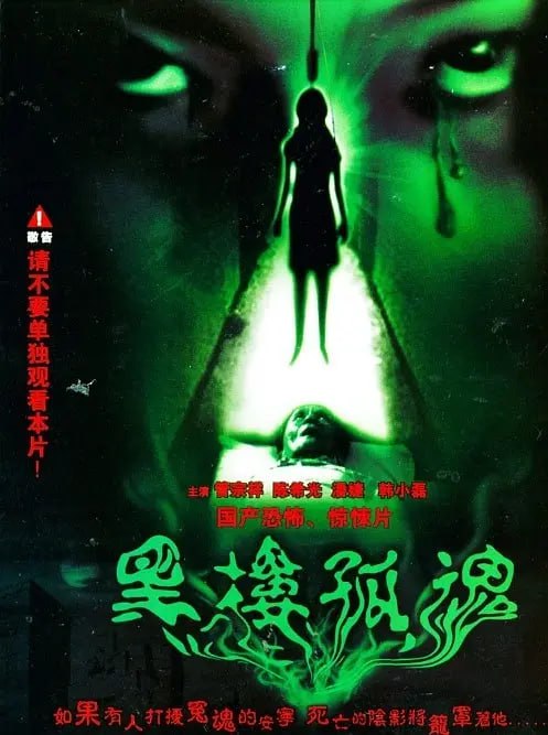 名称：黑楼孤魂 (1989)描述：文革中，少女小菊一家遭人迫害，小菊本人被吊死在自家，凶手将现场伪装成自杀……一晃十几年过去，一部电影正在紧张的拍摄，录音师霍峰(陈希光 饰)对现场效果不甚满意，带女主角于红(潘婕 饰)回住处做音效