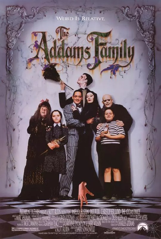 名称：亚当斯一家 The Addams Family (1991)描述：亚当斯庄园里住着一个典型哥特式家庭