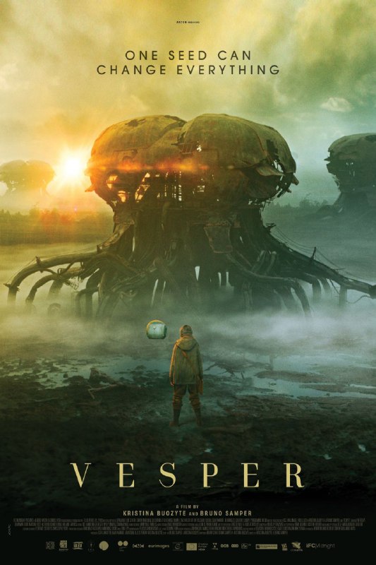 名称：维斯珀 Vesper (2022)描述：故事中地球生态系统崩溃后，13岁女孩维斯珀（Vesper）与生病的父亲大流士（Darius）一起在崩溃世界的腐烂残骸中生存
