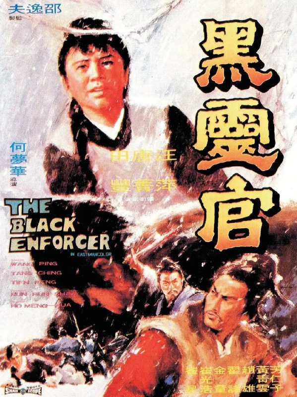 名称：黑灵官 黑靈官 (1972)描述：宫天龙(唐菁饰)，因其脸上皮肤黝黑，人称黑灵官；关云飞(田丰饰)和黑灵官曾是师兄弟，因为关洗劫村庄，杀了一家十三口，后被黑灵官所擒，押送袁州受审，押解途中，遭遇大风雪，在天龙家中停留一晚，夜里，关同伙来劫囚，被天龙发现，双方厮杀……链接：