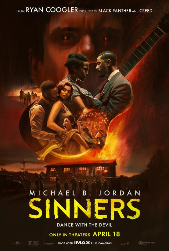 名称：罪人 Sinners (2025)描述：双胞胎兄弟(迈克尔·B·乔丹 Michael B. Jordan 饰)试图摆脱不愉快的过往，回到家乡想重新开始，但却发现更为恐怖的邪恶势力正等待着他们的回归……链接：