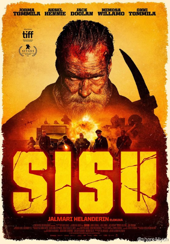 名称：永生战士 Sisu (2023) 1080/4K 芬兰 战争描述：当一名在拉普兰荒野当中发现黄金的前士兵试图将战利品带入城市时，一名率领纳粹士兵的残忍党卫军军官则挡在了他的面前....链接：