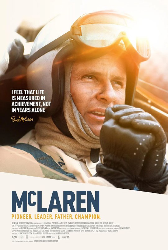 名称：迈凯伦 McLaren (2017)描述：本片讲述了闻名全球的迈凯伦汽车集团创始人布鲁斯·迈凯伦的故事，这个新西兰人成就了迈凯伦车队，向世界证明了一个出生卑微的人也可以成为赛车精英人物并取得胜利！链接：